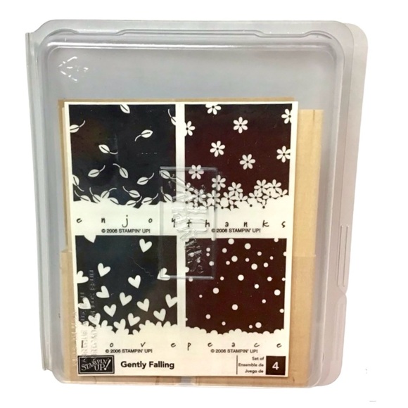 Stampin' Up! Other - Stampin’ Up! “Gently Falling” Rubber Stamp Set (2006)